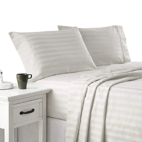 Deep-Pocket Brushed Cotton 4in1 Hotel Bedsheet Set