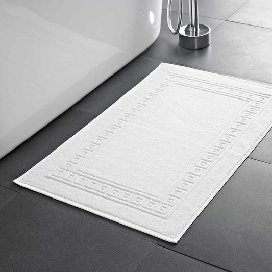 Bath Mat / Foot Mat – 100% Pure US Cotton 350grams | Thick, Absorbent & Durable (1-Piece)