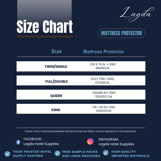 Quilted Waterproof Mattress Protector / Hotel Mattress Protector/ Waterproof Pillow Protector