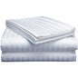 100% EGYPTIAN COTTON 4IN1 HOTEL BEDSHEET SET - 1CM SATEEN STRIPES