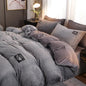 5in1 Duvet Bedsheet Set QUEEN 1 Fitted Sheet, 1 Duvet Filler, 1 Duvet Cover, 2 Pillowcases