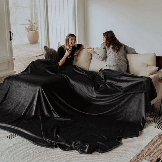 Modern Plaid Fleece Weighted Blanket