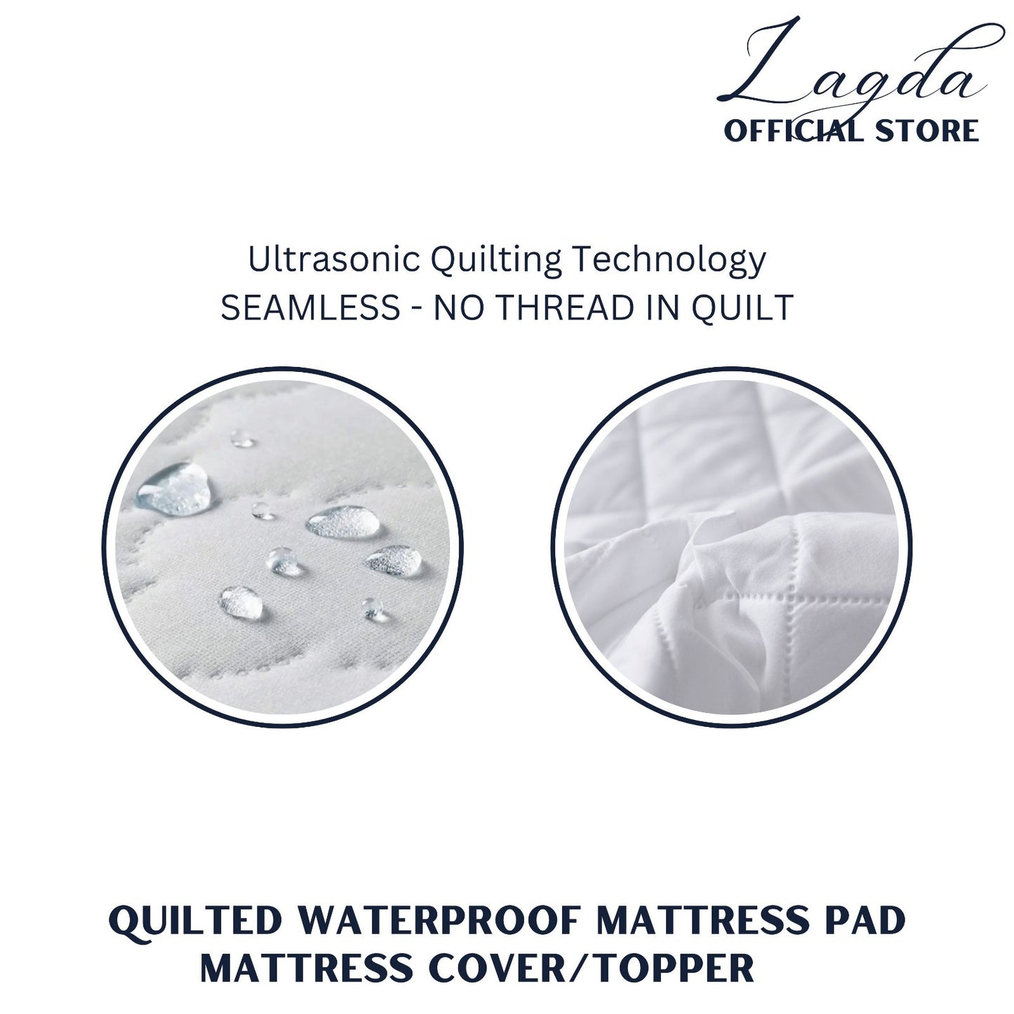 Quilted Waterproof Mattress Protector / Hotel Mattress Protector/ Waterproof Pillow Protector