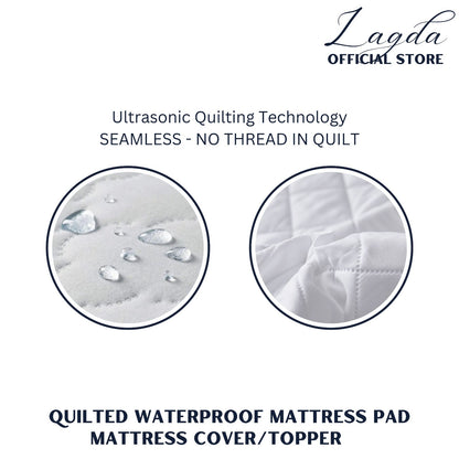 Quilted Waterproof Mattress Protector / Hotel Mattress Protector/ Waterproof Pillow Protector