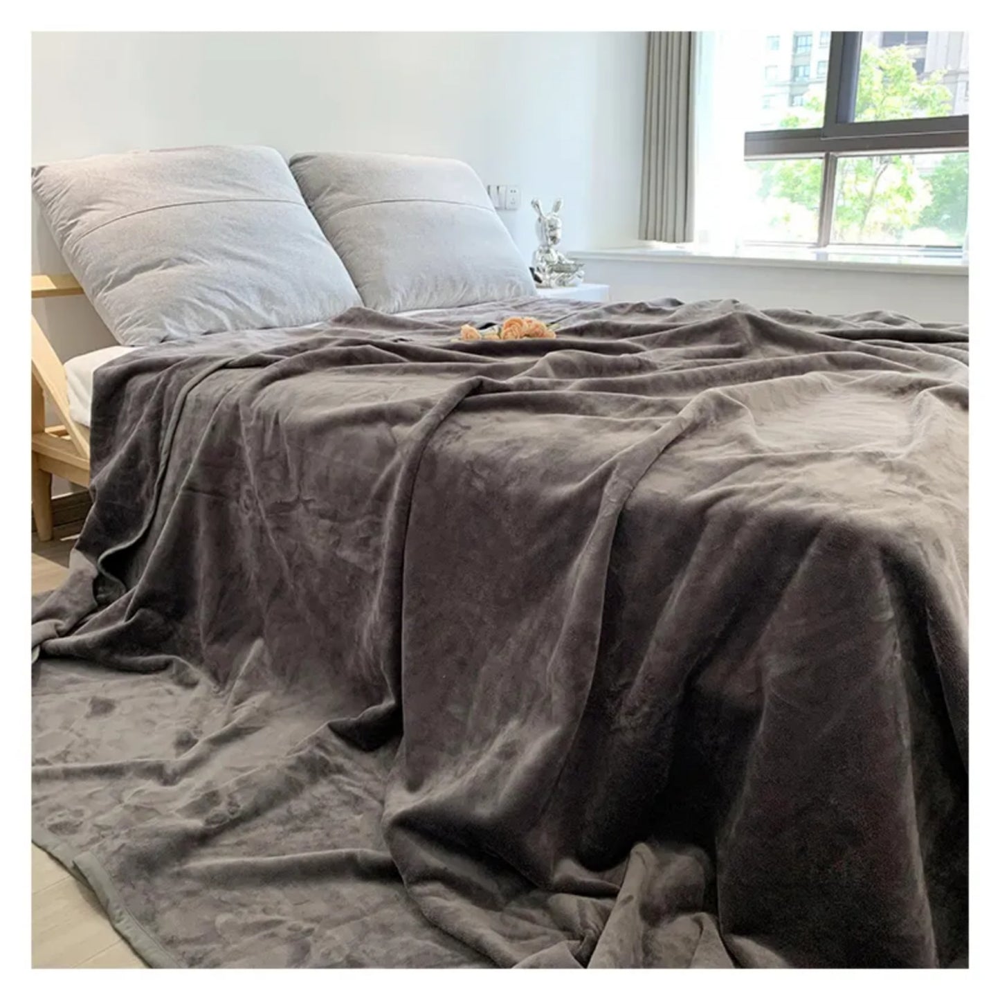 Modern Plaid Fleece Weighted Blanket