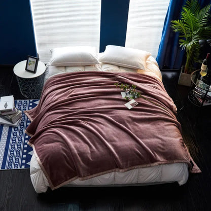 Modern Plaid Fleece Weighted Blanket