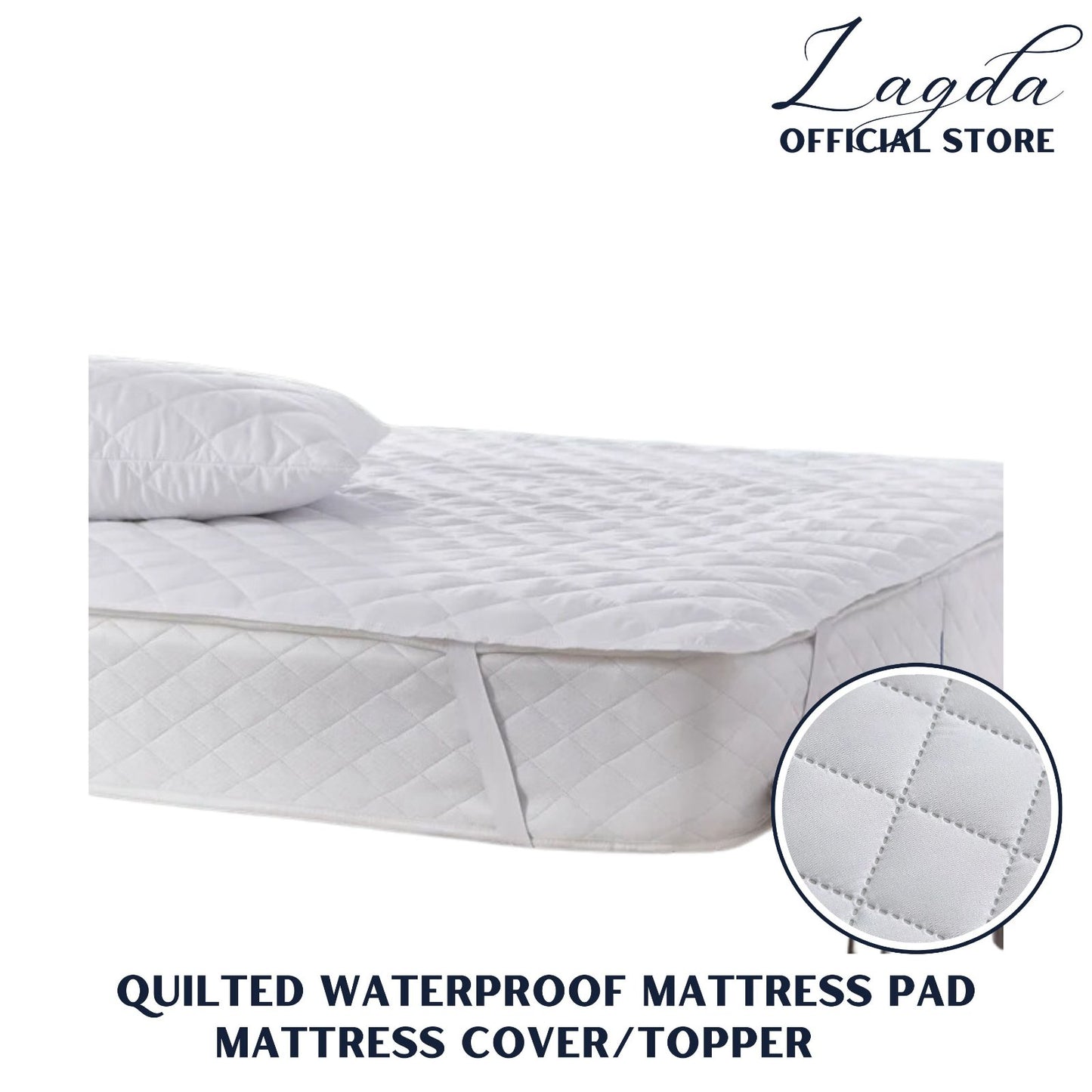 Quilted Waterproof Mattress Protector / Hotel Mattress Protector/ Waterproof Pillow Protector