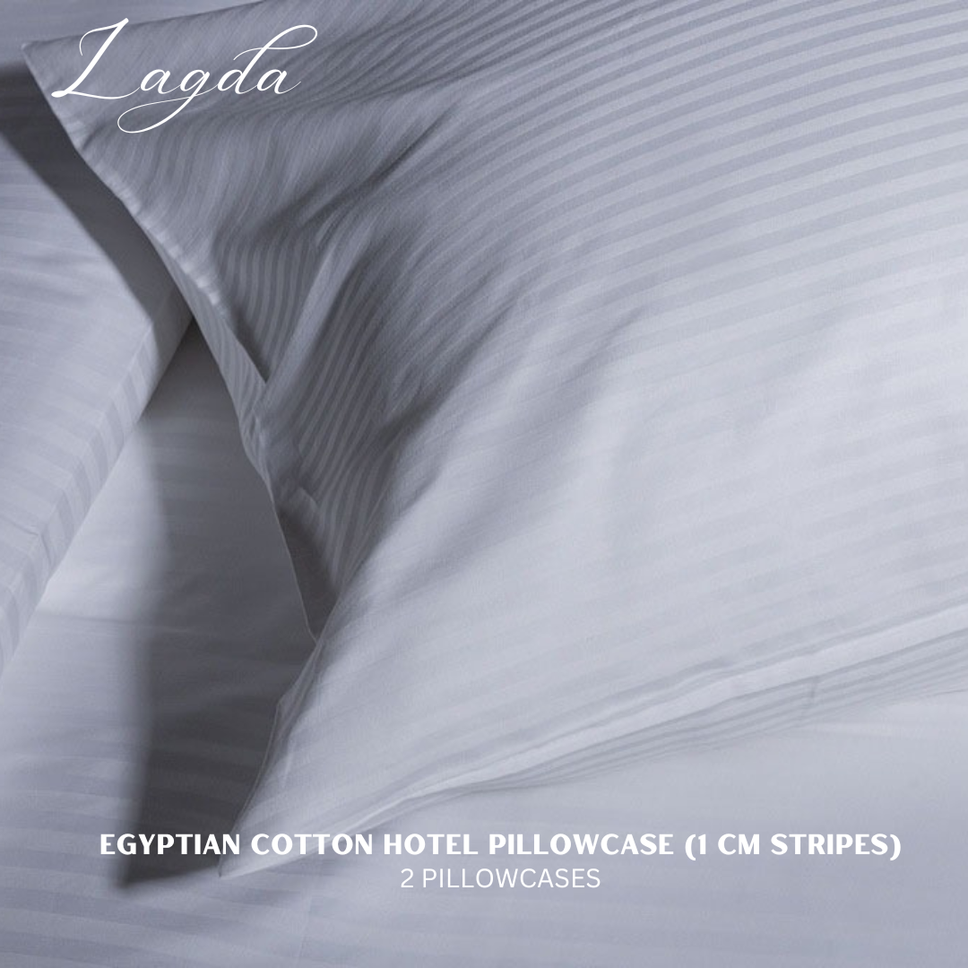 Bedsheet 5in1 - 300TC 100% Egyptian Cotton - (Duvet Filler, Duvet Cover, Flat sheet, 2Pillowcases)