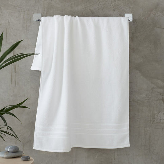 White Bath Towels- 554GSM - 500 grams
