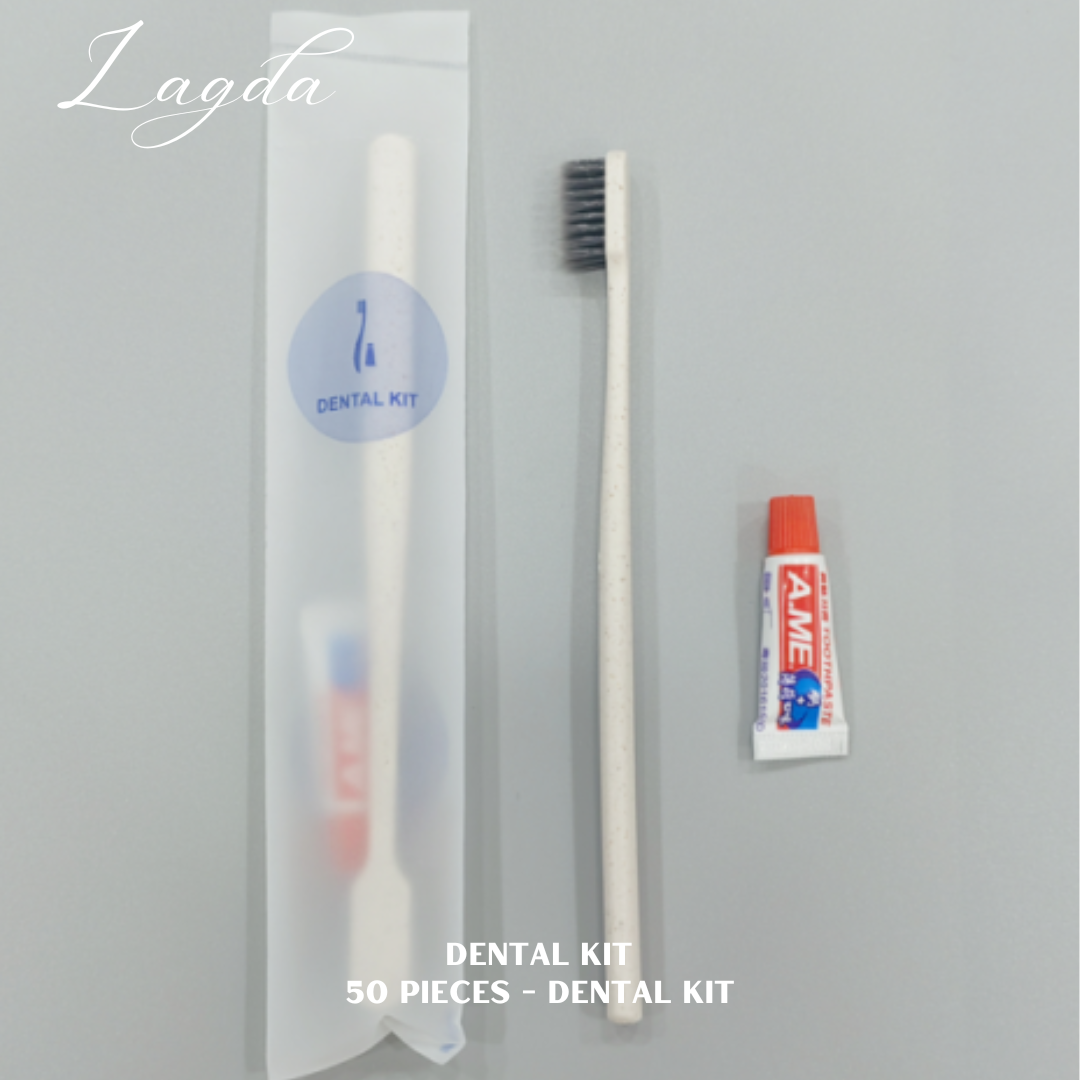 50-Pieces Hotel Amenities/ Guest Kits – Dental Kit/Bath Gel/ Shampoo/Soap