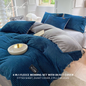 4in1 Duvet Bedsheet Set 1 Fitted Sheet, 1 Duvet Cover, 2 Pillowcases