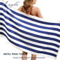 Luxury Hotel Pool Towel / Beach Towel – 100% Pure US Cotton 650grams | Extra Thick & Absorbent (1-Piece)