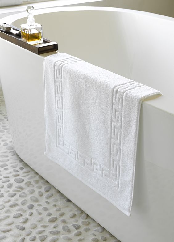 Bath Mat / Foot Mat – 100% Pure US Cotton 350grams | Thick, Absorbent & Durable (1-Piece)