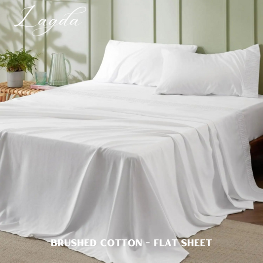 Brushed Cotton - Flat Sheet