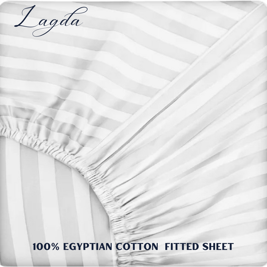 100% EGYPTIAN COTTON  FITTED SHEET